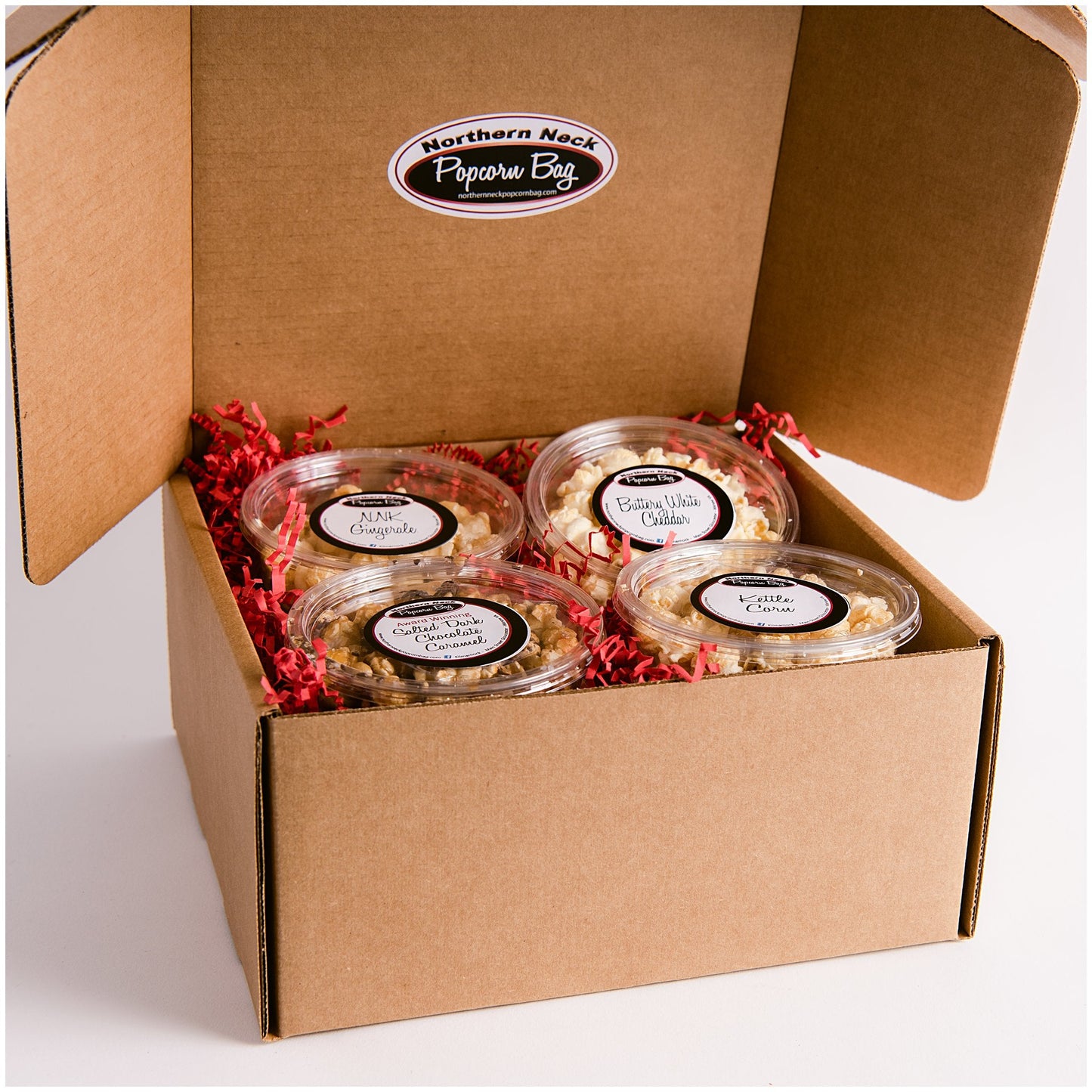 CUSTOM Popcorn SAMPLER Box (6 piece min order)