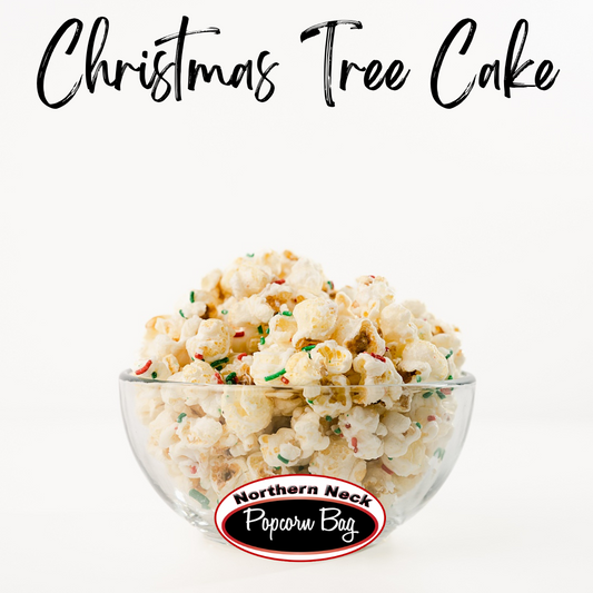 Christmas Tree Cake Popcorn