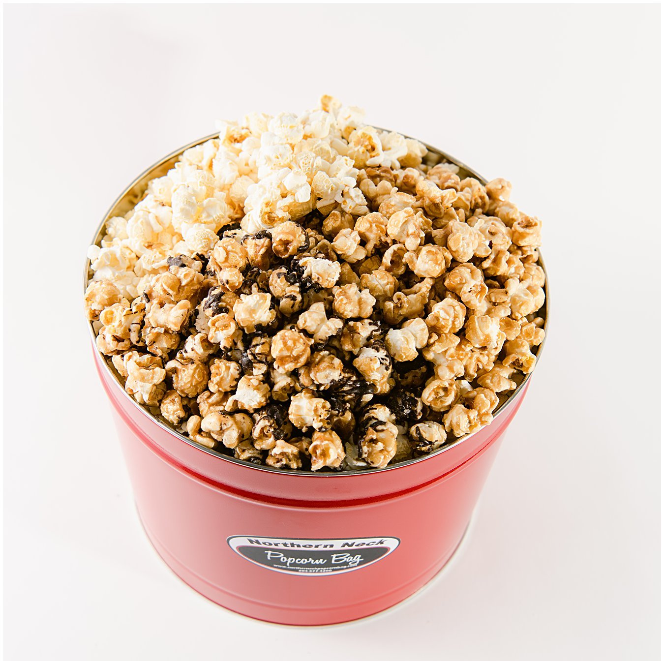 2 Gallon Tin (Red) Northern Neck Popcorn
