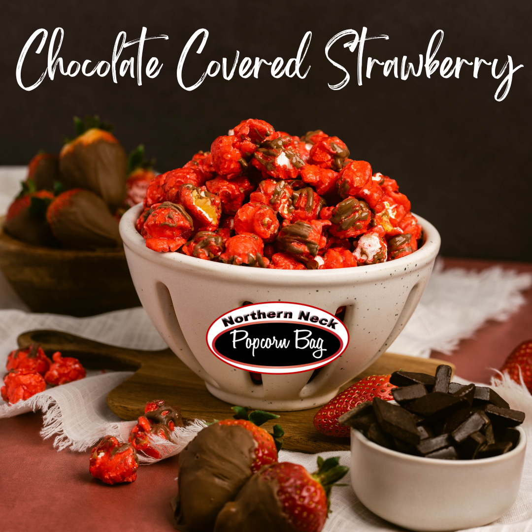 Chocolate Covered Strawberry Popcorn