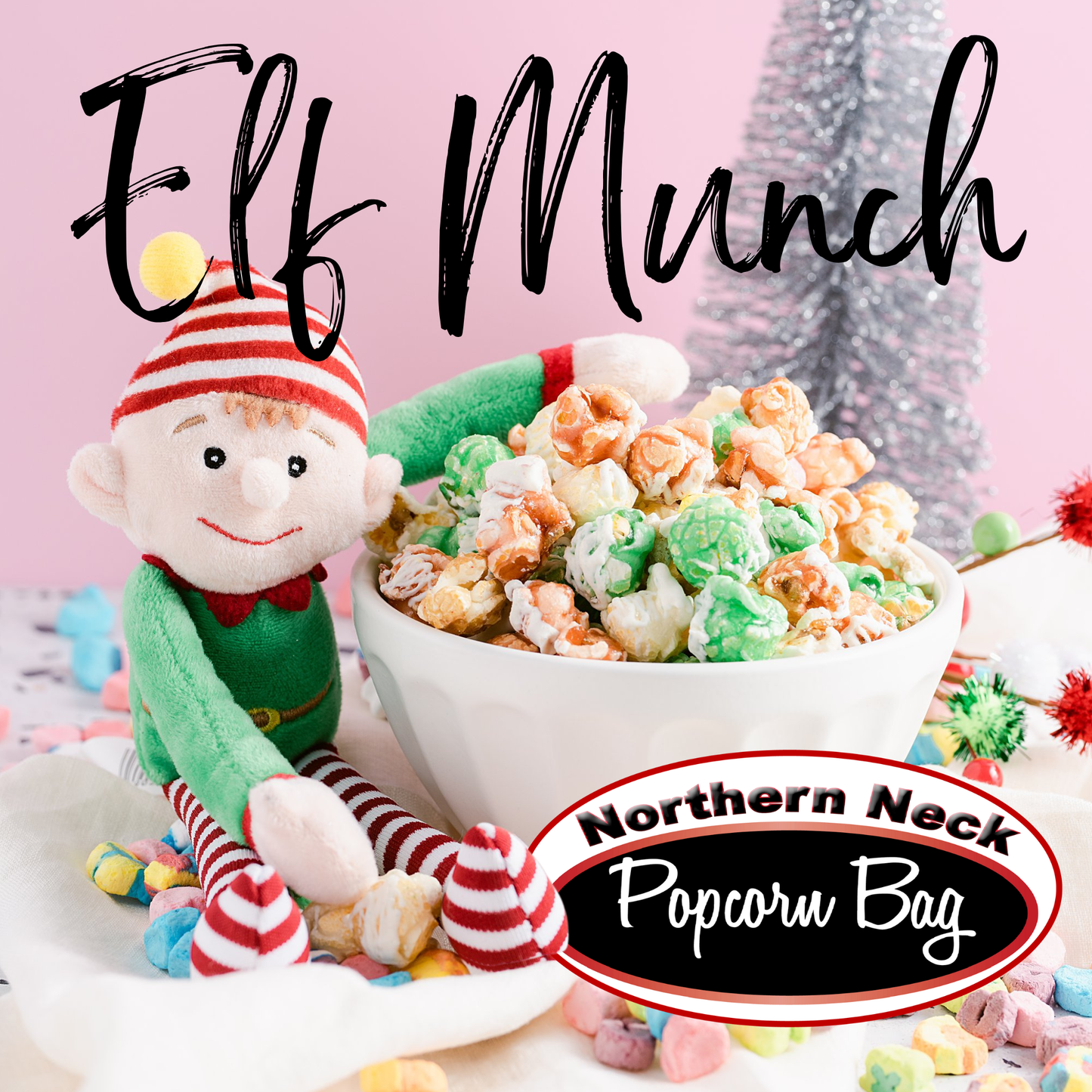 Elf Munch Popcorn