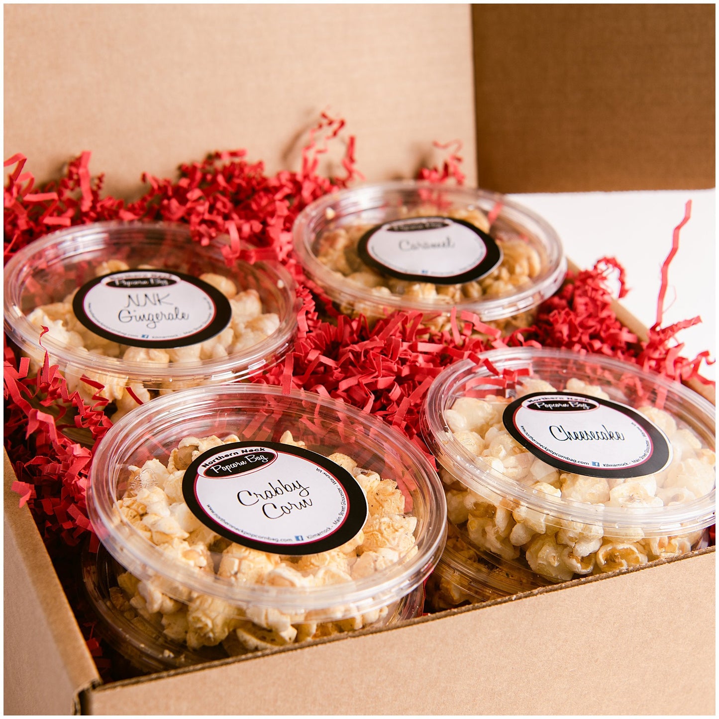 CUSTOM Popcorn SAMPLER Box (6 piece min order)