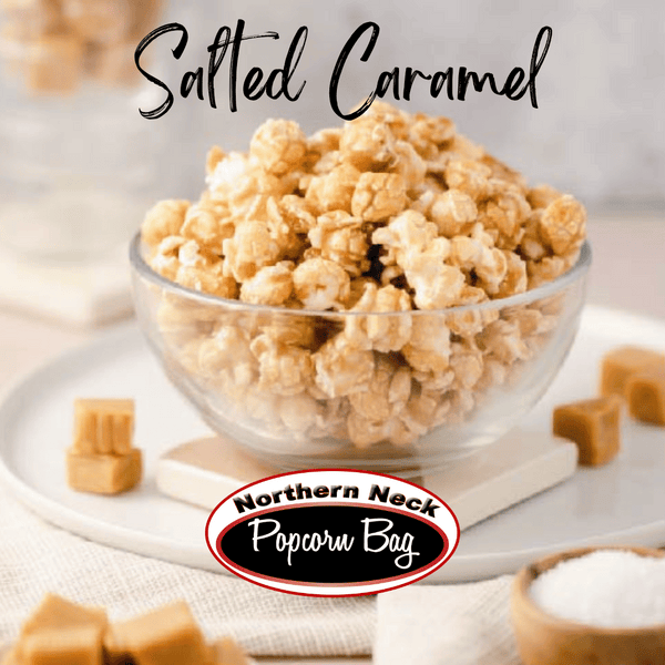 Salted Caramel Popcorn – Northern Neck Popcorn Bag