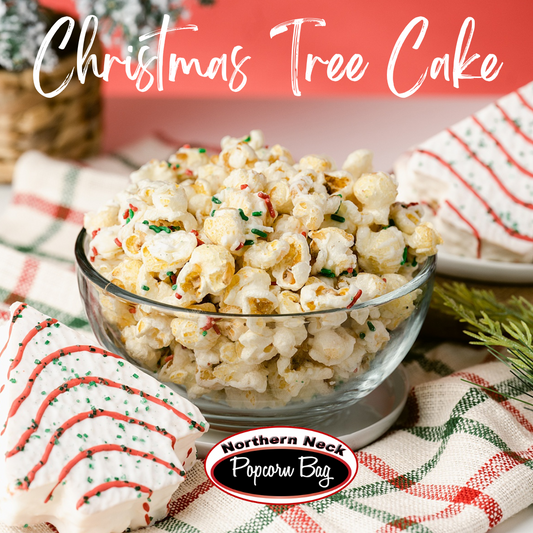 Christmas Tree Cake Popcorn