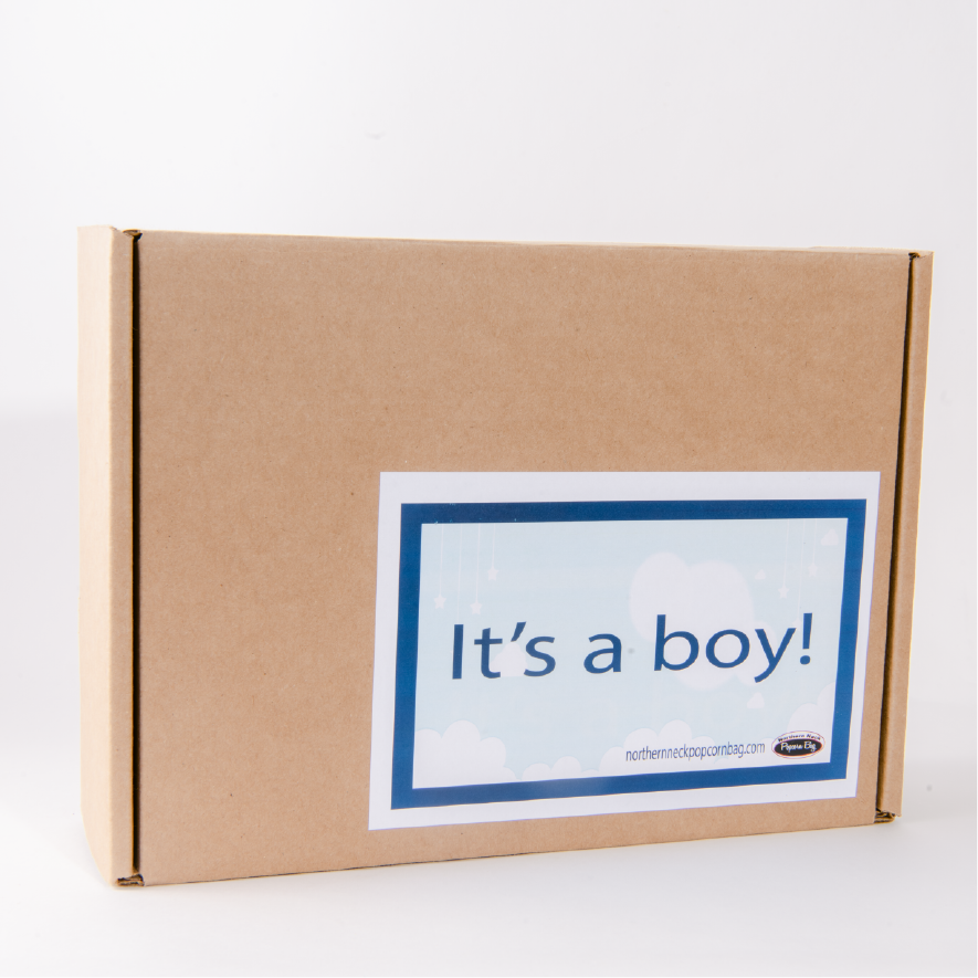 IT's A BOY Popcorn Gift Box