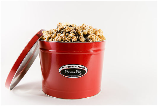 2 Gallon Tin (Red) Northern Neck Popcorn 