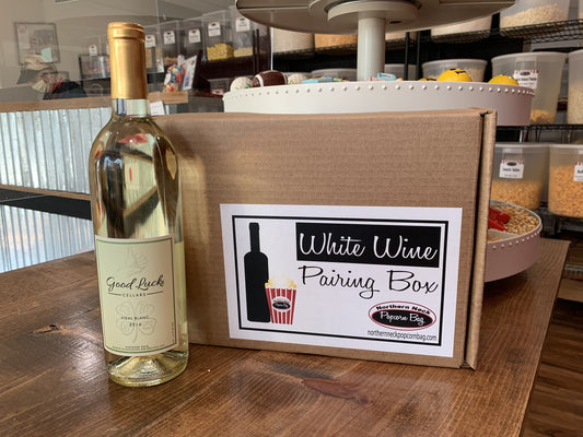 White Wine Pairing Box Northern Neck Popcorn Bag 
