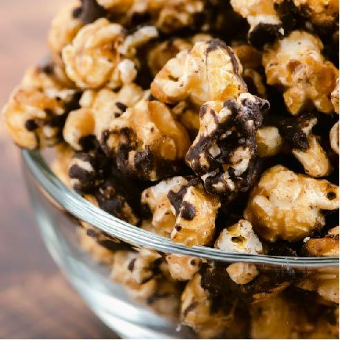 Salted Dark Chocolate Caramel Northern Neck Popcorn 